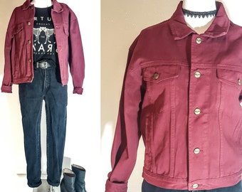 90s Clothing Women VINTAGE Clothing Vintage DENIM JACKET Women Vintage Jean Jacket Women 90s Grunge Clothing 90s Clothes Vintage Clothes M