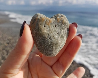 Ionian Sea Stone, Natural Beach Stone, Sea Stone, Heart Sea Stone, Heart Sea Rock, II-055