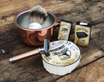 Copper Shaving Bowl - Shaving Mug