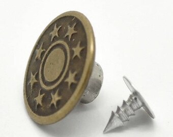 Repair of Jean - 17 mm diameter button