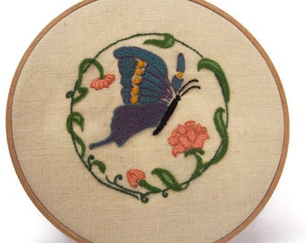 Traditional embroidery kit - Butterfly