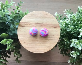 The 'Ashleigh' Polymer Clay Stud Earrings