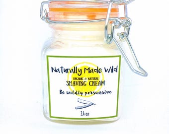 Natural Shaving Cream, Shaving Butter, Shaving Oil, Alcohol Free Shaving Cream, Hypoallergenic Shaving Cream, Soap Free, Vegan, Bikini Shave