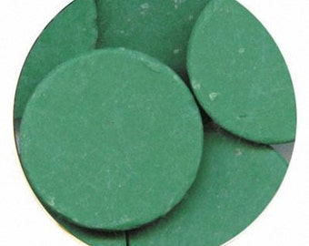 Dark Green 16 oz Merckens Confectionery Coating - Chocolate Melts 16 ounce bag 1 lb pound bag Disks