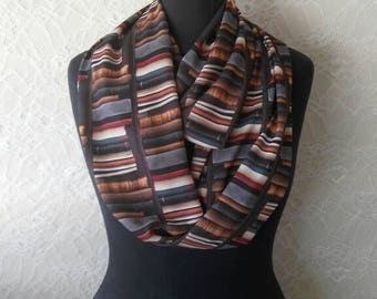 Book scarf Book Lover Gift for Her Literary Gift Library Infinity Scarf Teacher Gift Ideas Women Accessories