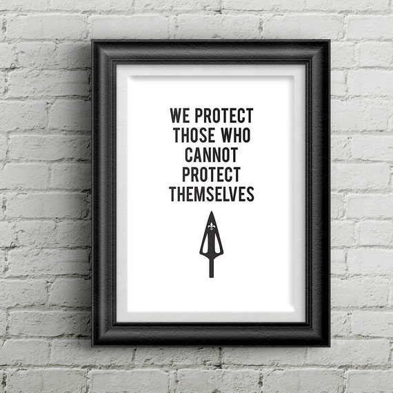 Digital File Teen Wolf Poster Allison Argent quote We
