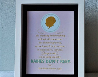 Babies don't keep | Etsy