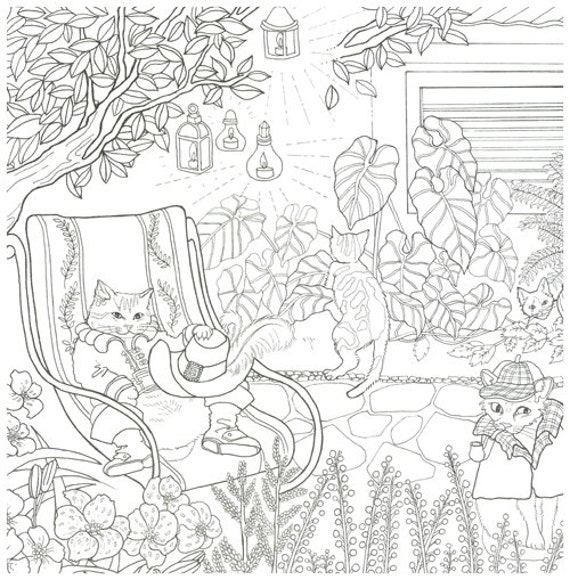 The cats Korean coloring book The cats Korean coloring book