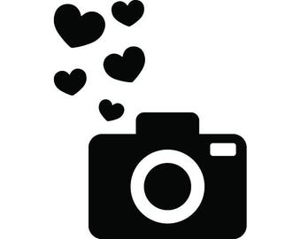 Download Heart camera svg | Etsy