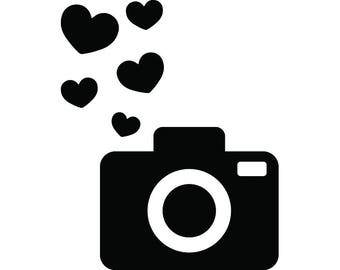 Download Heart camera svg | Etsy