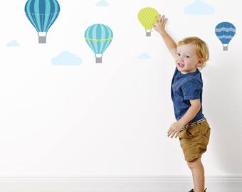 Hot Air Balloon Wall Stickers | Wall Decals | Nursery & Kids decor