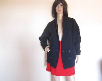 Vintage 70s Wool Cardigan March Cardigan wool oversize