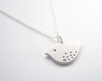 Silver Bird Necklace