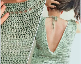 The Liberty Tank Top Pattern (Pattern Only/ Size S/M)