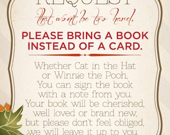 Book instead of card insert