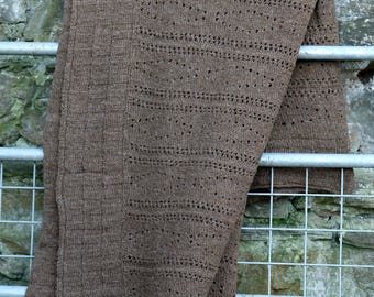 Baby blanket: pure Manx Loaghtan wool