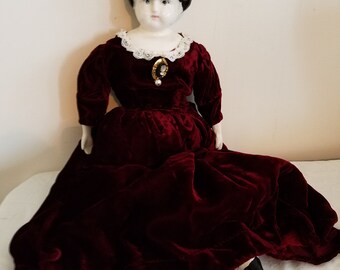 Dolly Madison porcelain doll