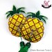 Pineapple Rhinestone Nipple Pasties - SugarKitty Couture