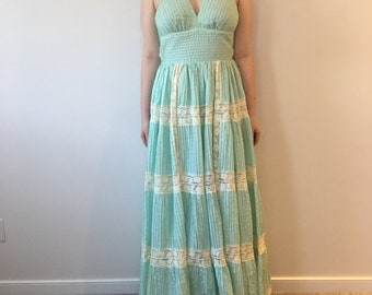 Vintage Saks Fifth Avenue Halter Dress