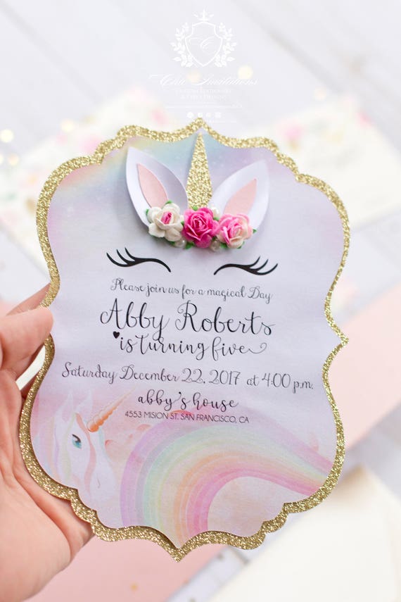 baby unicorn invitations shower Card Magical Invitation Unicorn 3D Unicorn Invitation baby unicorn invitations shower Card Magical Invitation Unicorn 3D Unicorn Invitation
