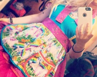 Custom unicorn apron / pin up or vendor apron/choose and create your own apron
