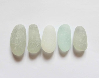 Large Sea Glass White beach glass Genuine jewelry making sea glass beautiful authentic big sea glass undrilled seaglass supplies (USG-63)