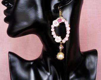 Collection "La Rosière" earrings N ° 8