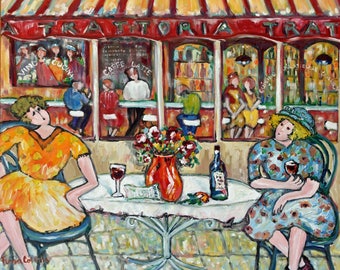 Ceramic Trivet - Sidewalk Cafe