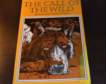 Vintage Book The Call of the Wild Illustrated