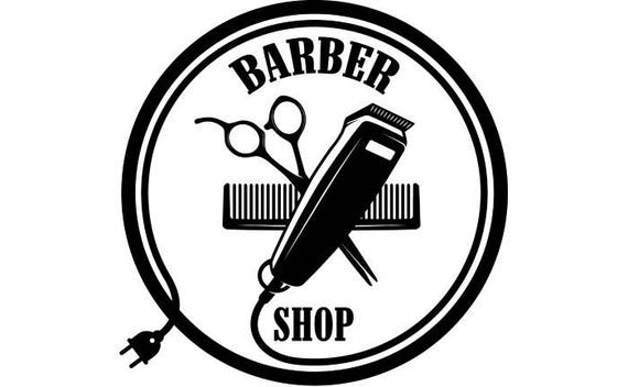 Barber Logo 6 Salon Shop Haircut Hair Cut Groom Grooming