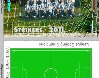 Custom Photo Soccer Clipboard