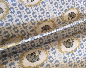SALE Tina Givens Riddles and Rhymes /Elephant / Quilting Cotton Fabric Canada/ half yard