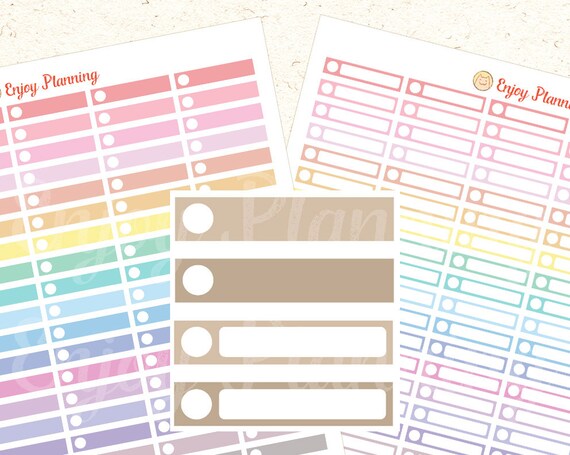 printable pastel color planner stickers circle planner