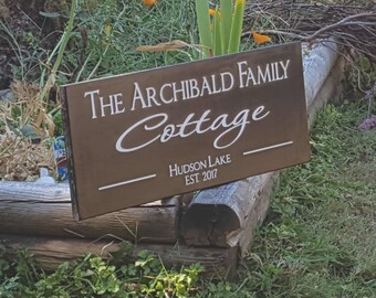 Outdoor house signs | Etsy