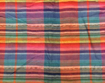Colorful fabric remnant 27 inches x 44 inches