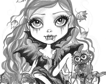 adult coloring page greyscale coloring page printable coloring page digital download halloween fantasy art candy kisses by leslie mehl art