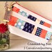Zipper Cosmetic Bag - handmade with unique patchwork. Fully lined. Padded for structure.