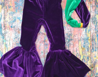 Velvet bell bottoms for girls and adults