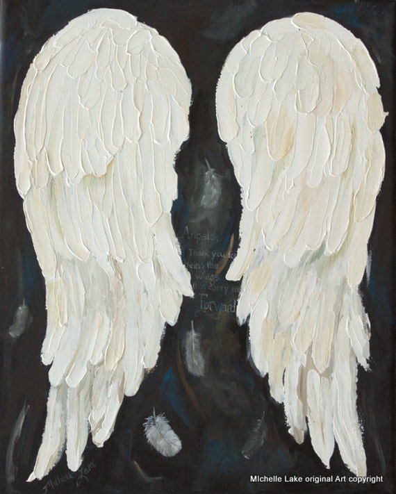 Angel Wings Painting Custom order Angel Wings Art