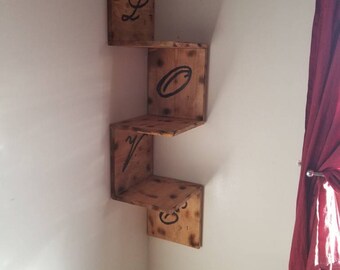 Scrabble corner shelf love