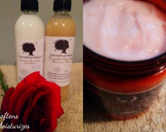 Fermented Rice Water Hair Set| Rice Water| Rice Shampoo| Rice Conditioner| Rice Rinse| Shampoo| Conditioner | Growth Shampoo/ conditioner