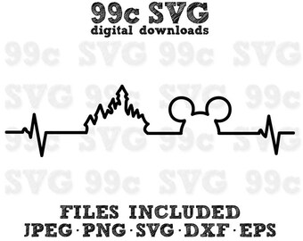 Free Free 143 Disney Heartbeat Svg SVG PNG EPS DXF File