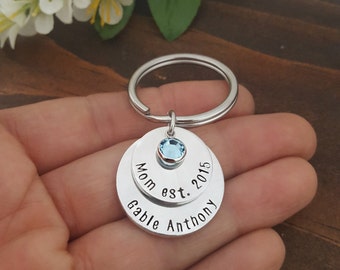 New Mom Gift | Gift For New Mom | Gift For New Mother | New Baby Gift For Mom | Mom Keychain | Mothers Key Chain | Mommy Keychain