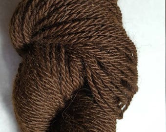 100% Alpaca, Brown, 3 ply DK, 200 yards