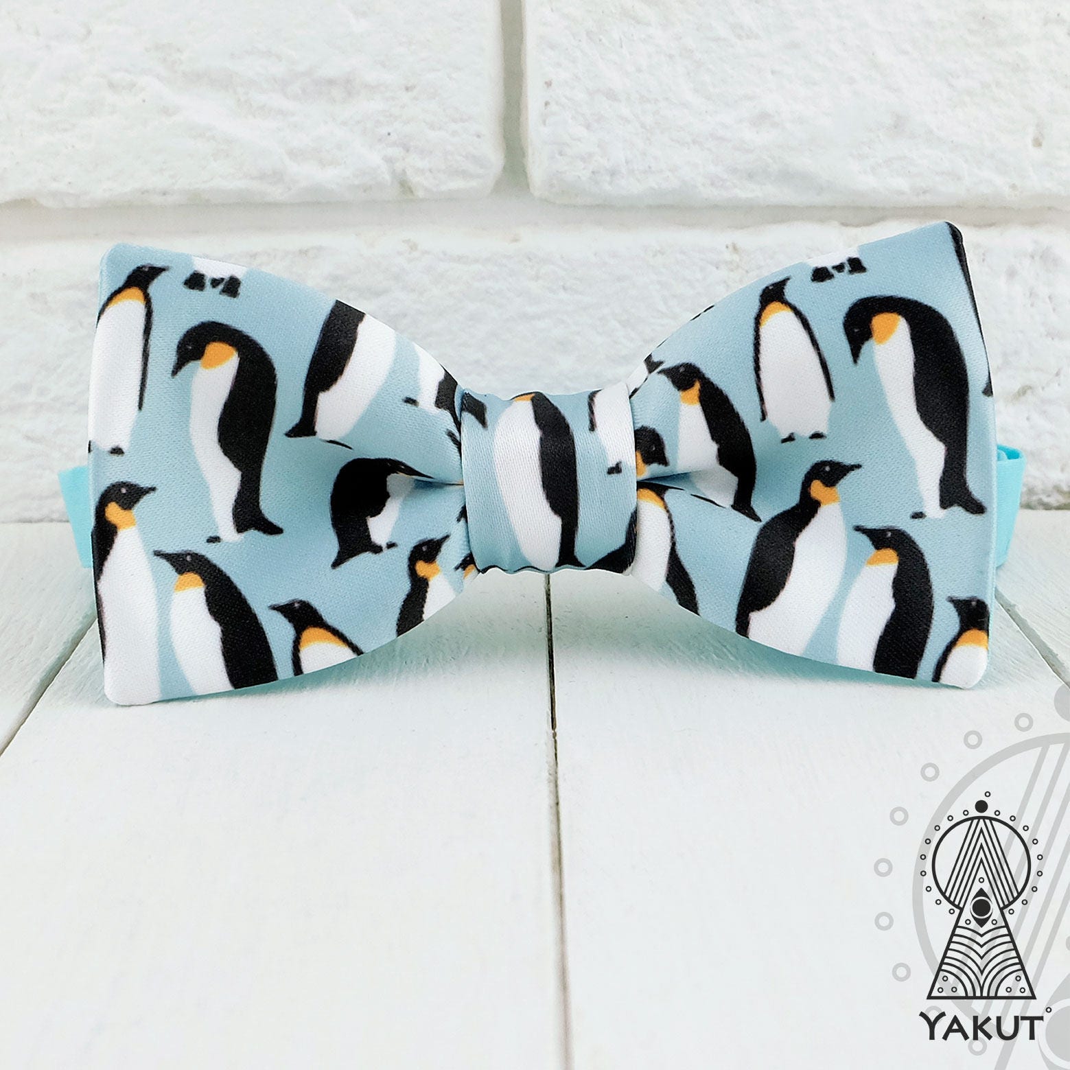 Penguins Bow Tie Penguin Turquoise bowtie Animals