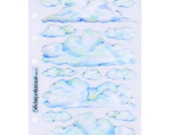 Stickers Sticko EK Success 17 x 10 cm creative cardmaking scrapbooking vellum clouds