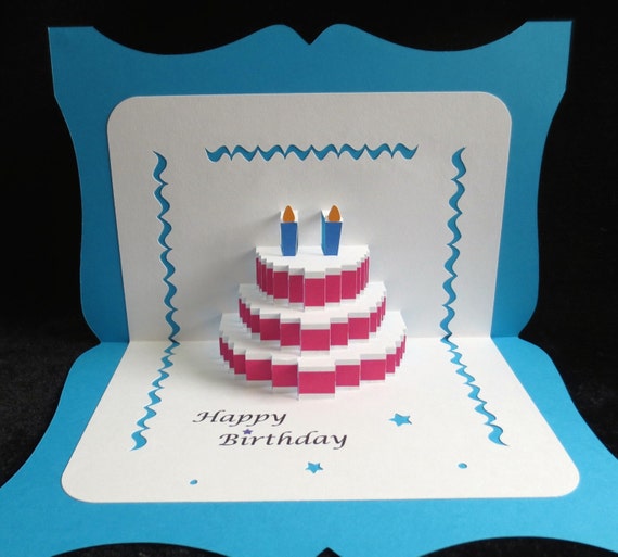 Pop-Up Card Pop Up Card 3D Card Greeting Card Kirigami