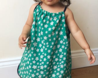 Children's dress and matching bloomers/ diaper cover