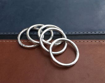Silver Stackable Rings (5)