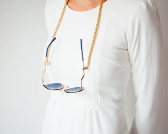Gold Rope Sunglasses & Eyeglasses Chain - Eyewear Jewelry